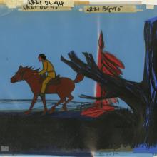 The Lone Ranger Production Cel & Background - ID: OS34Lone Format