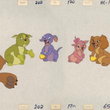 All Dogs Go to Heaven Production Cel - ID: alldogs1675 Don Bluth