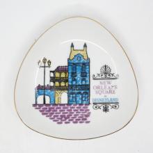 Disneyland Souvenir New Orleans Square Plate- ID: aprdisneyland20351 Disneyana