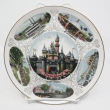 Disneyland Souvenir Lands Plate- ID: aprdisneyland20361 Disneyana