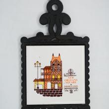 Disneyland New Orleans Square Souvenir Trivet- ID: aprdisneyland20366 Disneyana