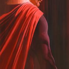 Shadows: Superman Signed Giclee on Paper Print - ID: aprrossAR0005C Alex Ross