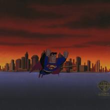 Superman Production Cel - ID: aprsupermanRCS8460 Warner Bros.