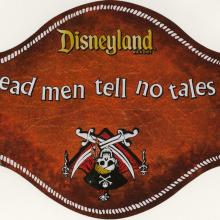 Blue Bayou Dead Men Tell No Tales Children's Menu - ID: augdismenu20025 Disneyana