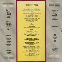 End Zone Pizza Menu - ID: augdismenu20059 Disneyana