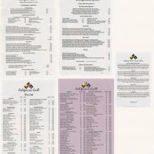 California Grill Menus - ID: augdismenu20197 Disneyana