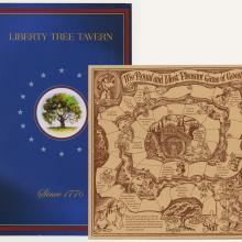 Liberty Tree Tavern Menu and Children's Menu - ID: augdismenu20393 Disneyana