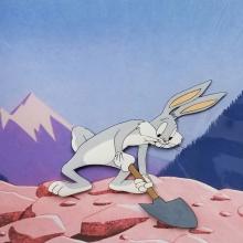 14 Carrot Rabbit Production Cel - ID: augwarner20758 Warner Bros.