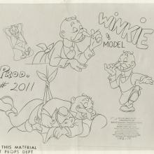 Wind in the Willows Photostat Model Sheet - ID: decwillows19108 Walt Disney