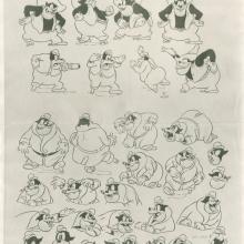 Peg Leg Pete Photosat Model Sheet - ID: dismodel19002 Walt Disney
