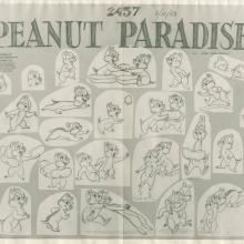 Working for Peanuts Photostat Model Sheet - ID: dismodel19005 Walt Disney