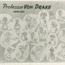 Ludwig Von Drake Photostat Model Sheet - ID: dismodel19020 Walt Disney