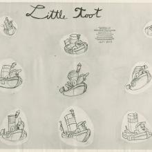 Little Toot Photostat Model Sheet - ID: dismodel19051 Walt Disney