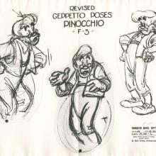 Pinocchio Photostat Model Sheet - ID: janmodel20018 Walt Disney