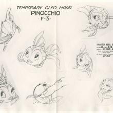 Pinocchio Photostat Model Sheet - ID: janmodel20022 Walt Disney