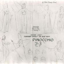 Pinocchio Photostat Model Sheet - ID: janmodel20024 Walt Disney
