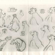 Jungle Book Photostat Model Sheet - ID: janmodel20048 Walt Disney