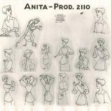 101 Dalmatians Photostat Model Sheet - ID: janmodel20071 Walt Disney