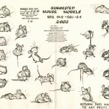 Bambi Photostat Model Sheet - ID: janmodel20120 Walt Disney