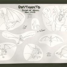 Black Cauldron Photostat Model Sheet - ID: janmodel20130 Walt Disney