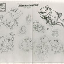 Bedknobs and Broomsticks Photostat Model Sheet - ID: janmodel20148 Walt Disney