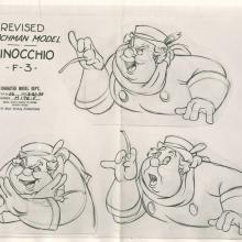 Pinocchio Photostat Model Sheet - ID: janmodel20254 Walt Disney