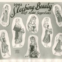 Sleeping Beauty Photostat Model Sheet - ID: janmodel20317 Walt Disney