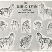 Sleeping Beauty Photostat Model Sheet - ID: janmodel20328 Walt Disney