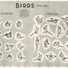 Sleeping Beauty Photostat Model Sheet - ID: janmodel20332 Walt Disney