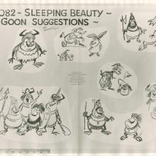 Sleeping Beauty Photostat Model Sheet - ID: janmodel20338 Walt Disney