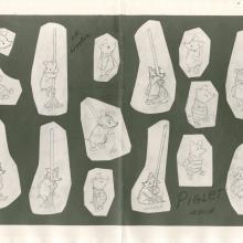 Winnie the Pooh Photostat Model Sheet - ID: janmodel20370 Walt Disney