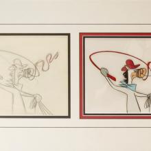 Quick Draw McGraw Production Cel and Drawing - ID: janquickdraw20082 Hanna Barbera
