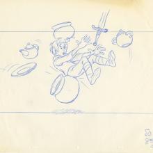 The Black Cauldron Layout Drawing - ID: julycauldron20189 Walt Disney