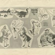 Peter Pan TV Photostat Model Sheet - ID: julypeterpan20231 Walt Disney