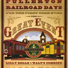 Fullerton Railroad Days Poster - ID: julyrailroad20381 Disneyana