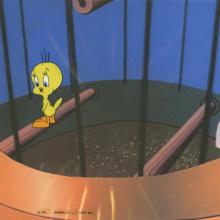 Tree Cornered Tweety Production Cel - ID: julytweety20264 Warner Bros.