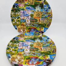 Magic Kingdom Map Plate Set - ID: jundisneyana20082 Disneyana