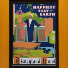 Disneyland Mickey Icon Vertical Wood Frame - ID: jundisneyana20162 Disneyana