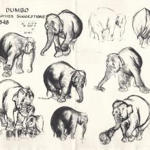 Dumbo Photostat Model Sheet - ID: jundumbo20033 Walt Disney