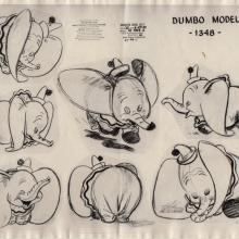Dumbo Photostat Model Sheet - ID: junmodel20096 Walt Disney