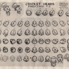 Pinocchio Photostat Model Sheet - ID: junmodel20097 Walt Disney