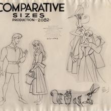 Sleeping Beauty Photostat Model Sheet - ID: junmodel20107 Walt Disney