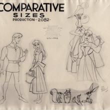 Sleeping Beauty Photostat Model Sheet - ID: junmodel20108 Walt Disney