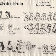 Sleeping Beauty Photostat Model Sheet - ID: junmodel20115 Walt Disney