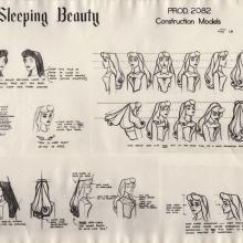 Sleeping Beauty Photostat Model Sheet - ID: junmodel20116 Walt Disney