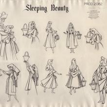 Sleeping Beauty Photostat Model Sheet - ID: junmodel20117 Walt Disney