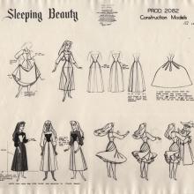 Sleeping Beauty Photostat Model Sheet - ID: junmodel20118 Walt Disney