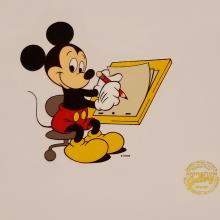 Disney Theme Parks Souvenir Sericel - ID: mardisney20029 Walt Disney