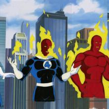 The Fantastic Four Production Cel Sequence - ID: octfantfour20135 Marvel