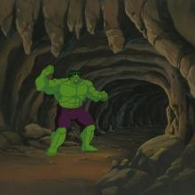 Incredible Hulk Production Cel and Background - ID: octhulk20455 Marvel